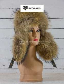 Czapka Papacha, uszatka, pilotka - meska jenot
