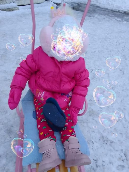 Куртка зимова116, рукавички