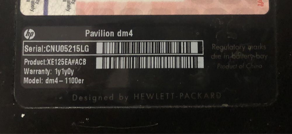 Ноутбук HP dm4 1100er