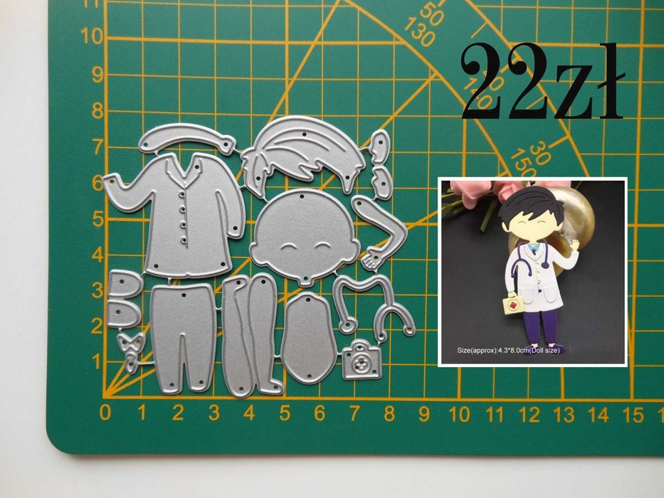 Wykrojnik lekarz, doktor - Scrapbooking