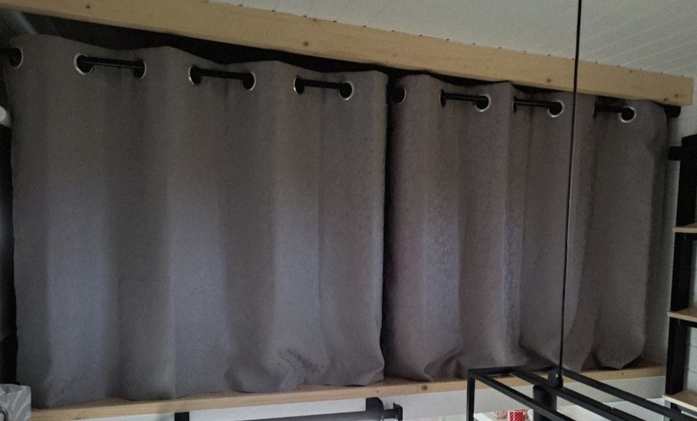 1 Par cortinados 140X98cm