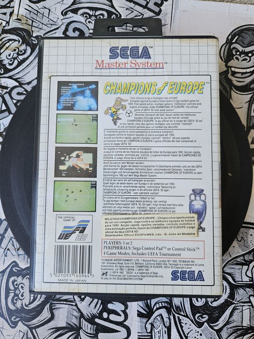 Champions of Europe - Sega Master System (PAL, 1992)