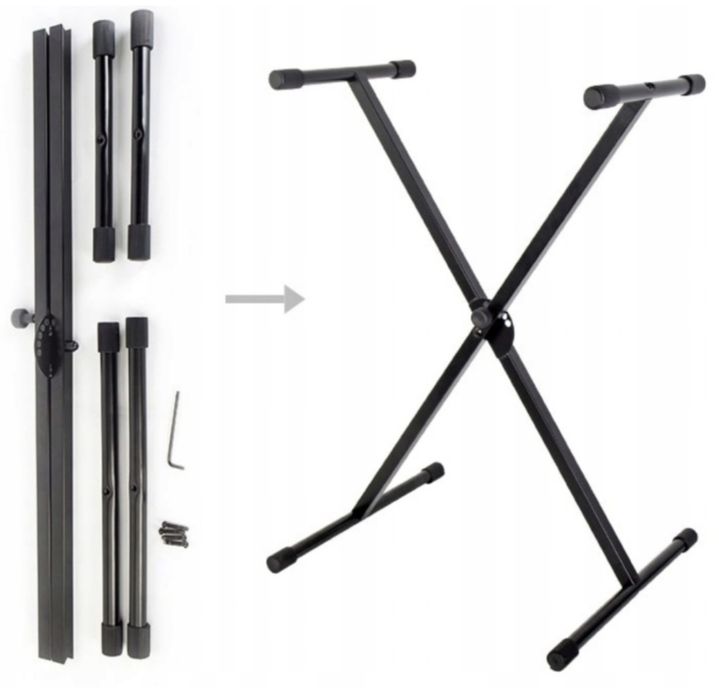 Klugar KS11 statyw stojak pod keyboard pianino z regulacją