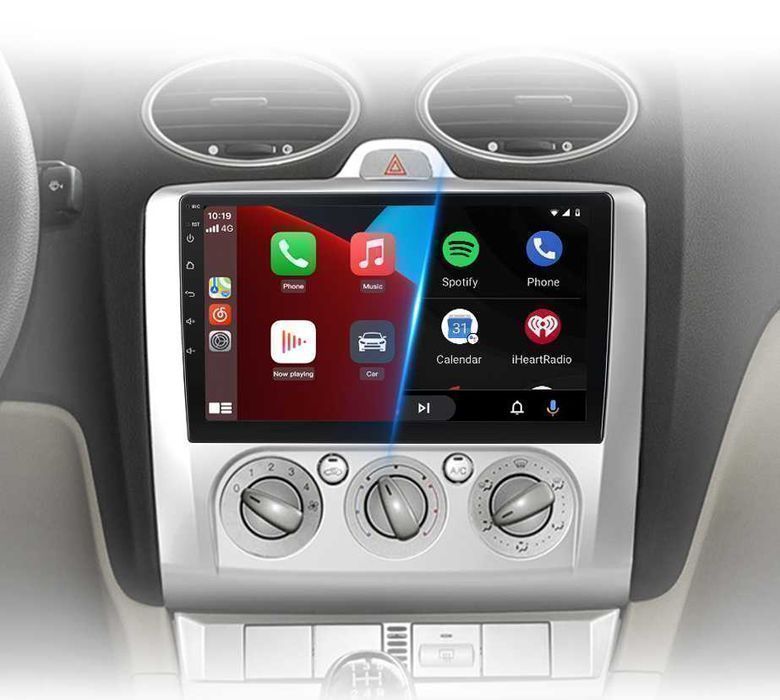 Ford Focus MK2 – Radio Android 15 9” CarPlay Android Auto GPS Nawigacja Stacja Multimedialna WiFi Bluetooth PL 1GB/32GB