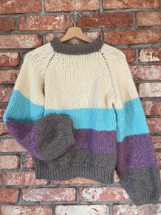 Sweter handmade naturalny skład