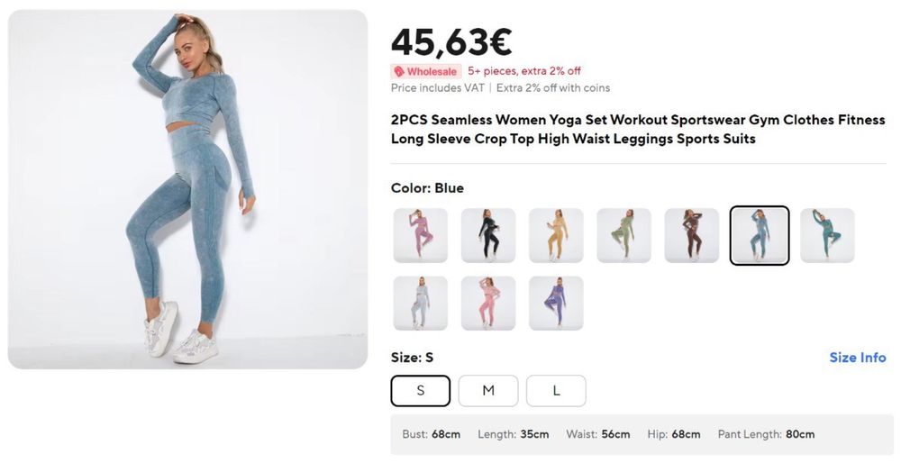 Leggings Seamless High Waist Push Up Yoga Gym Wear