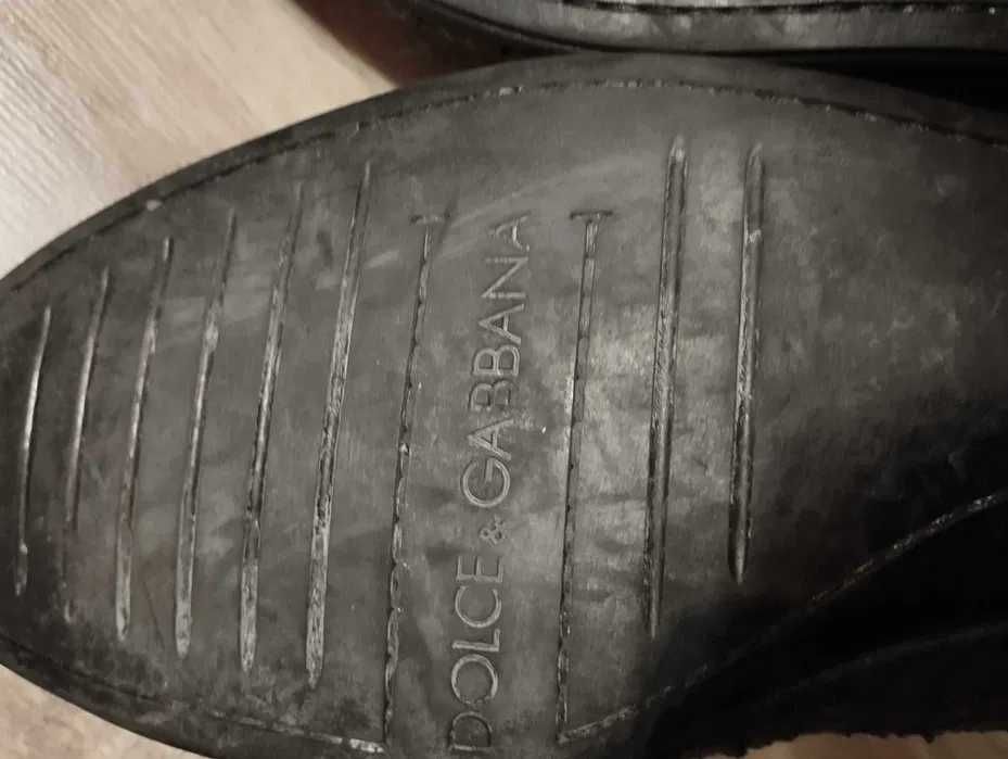 Dolce & Gabbana Crosta Cerata Anticata size 42 ( 8) buty męskie