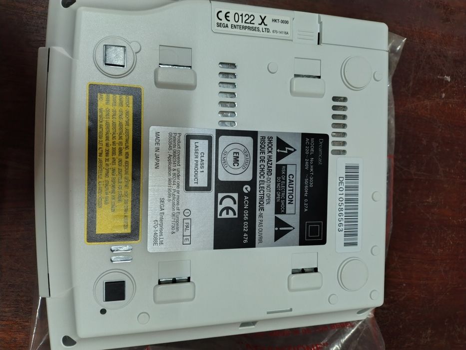 Sega Dreamcast na caixa
