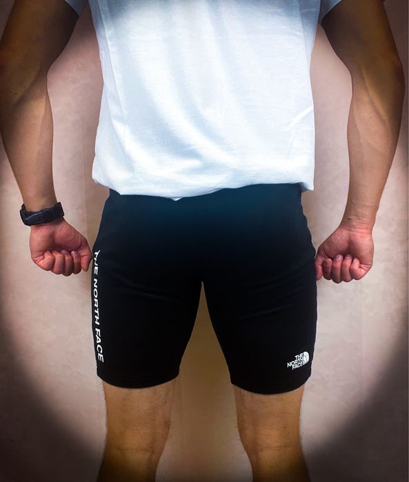 Nowe Czarne Męskie Sportowe Spodenki «TNF The North Face» Szorty / XS