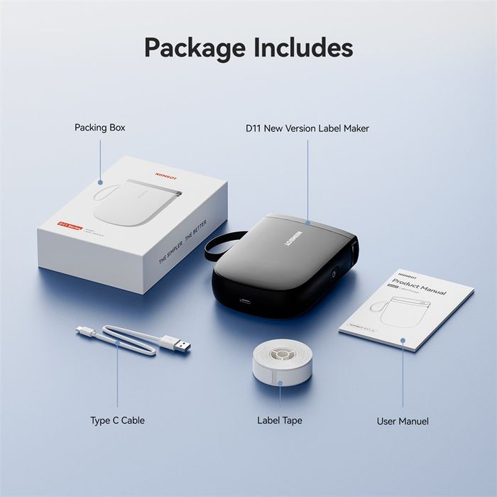 Термопринтер Niimbot D11H 300DPI