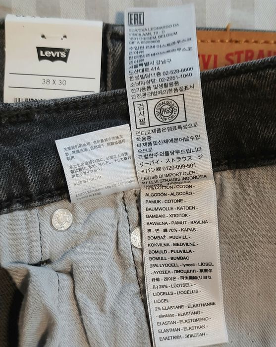 Джинсы LEVIS original 502 38 30 нові