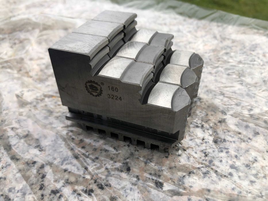 szczęki do uchwytu tokarskiego fi 160 nowy komplet BISON