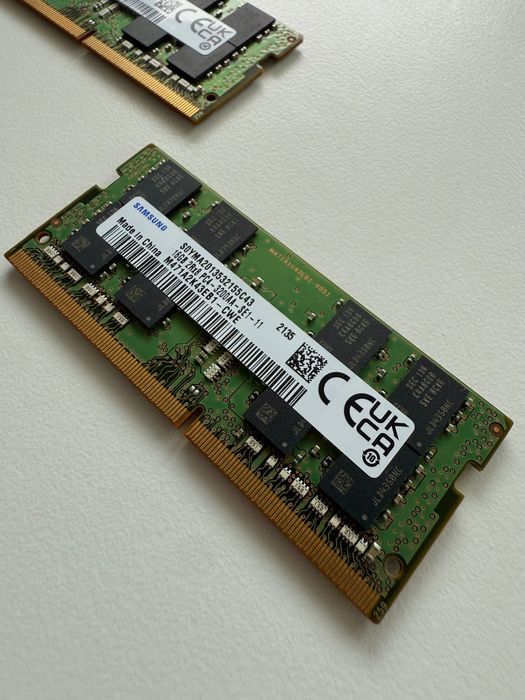 Samsung 32GB 2Rx8 PC4-3200AA-SE1-11 ① 2枚 Samsung 32GB PC4-3200AA-R ECC Memory Module