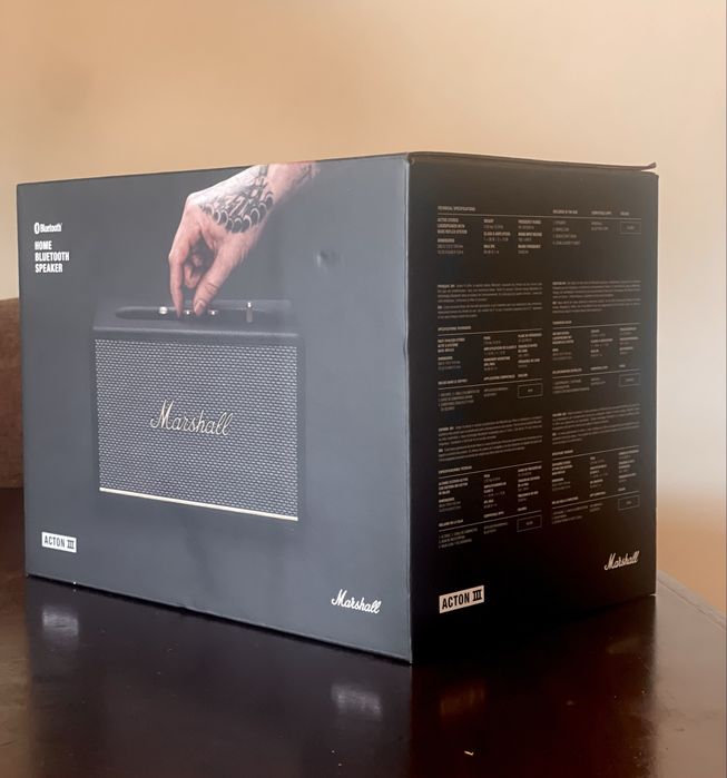 Marshall action 3 coluna bluetooth
