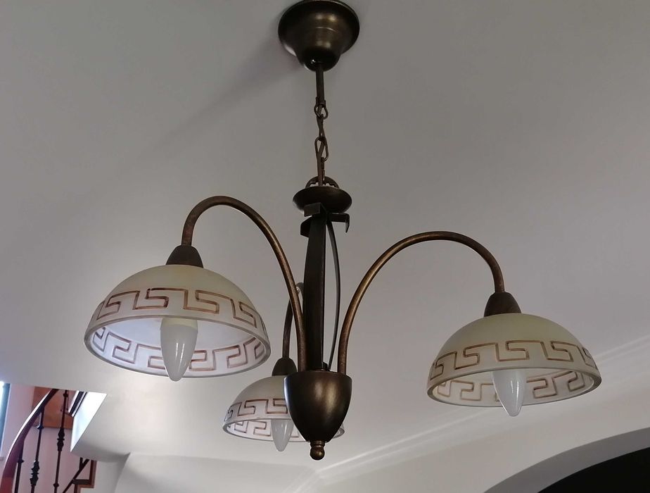 2 Candeeiros de Teto para Sala ou Hall - Como NOVOS