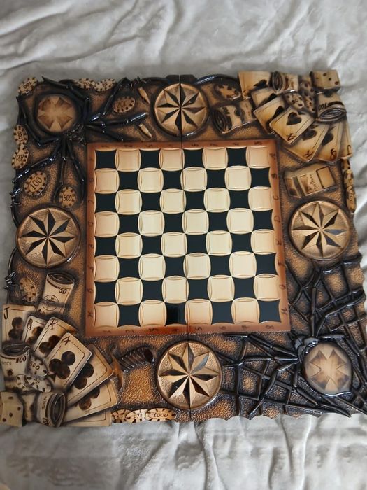 Шахматы и нарды ручной работы от производителя