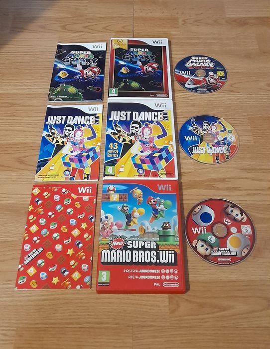Jogos Wii/Wii U (Originais Nintendo)