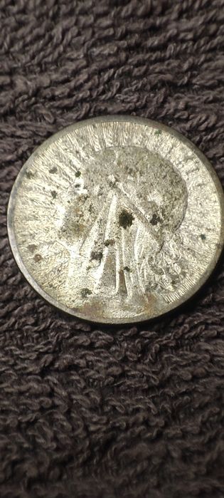 Moneta  2 zł, Głowa kobiety, rok 1933, Ag 750