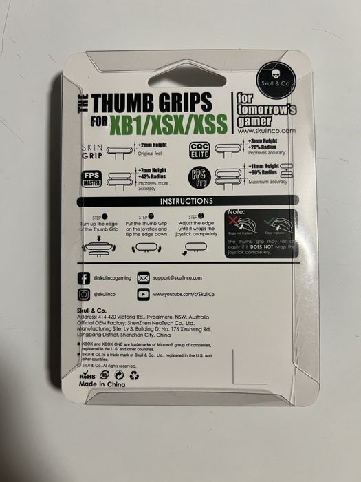 Nakładki analogów SKULL&CO do padów XBOX ONE X S