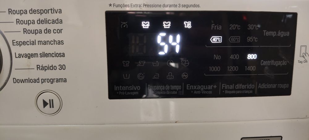 Máquina de lavar roupa LG direct drive 8kg 1400rpm A+++ como nova fazemos entrega e instalação na sua casa.