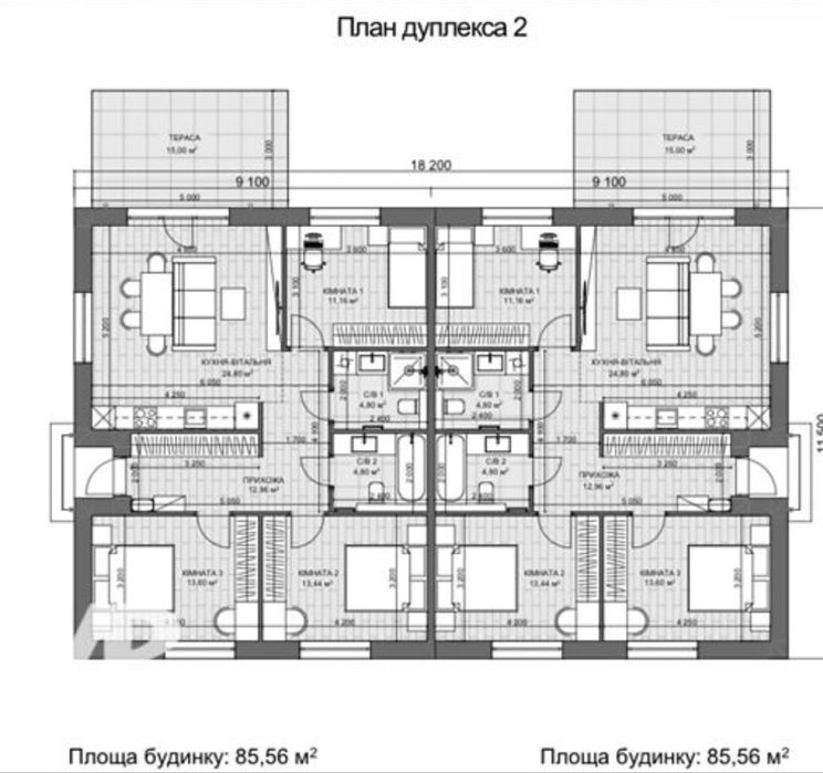 Продаж! Будинок - Дуплекс!Сертифікат!Єоселя! Розтермінування!Предмістя  Києва! - View 6
