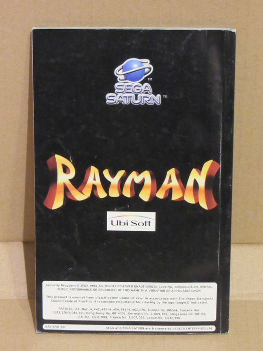 Manual Rayman Sega Saturn