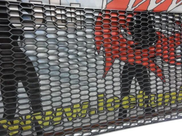 Rede / grelha universal em favo de mel com 120 X 40cm em plástico ABS para para-choques, spoilers, entrada de ar etc
