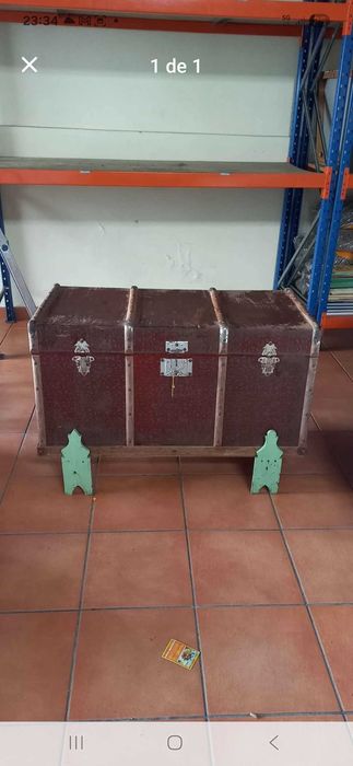 Baú antigo decorativo