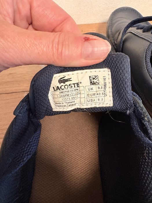 Продам чоловічі кросівки від  Lacoste це модель Lacoste  Dreyfus, p. 42.5