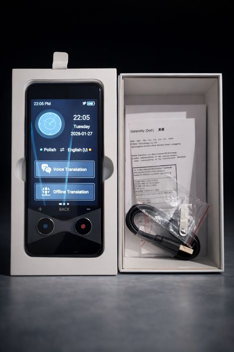 Tłumacz języków. Translator. Samodzielny, działa offline.