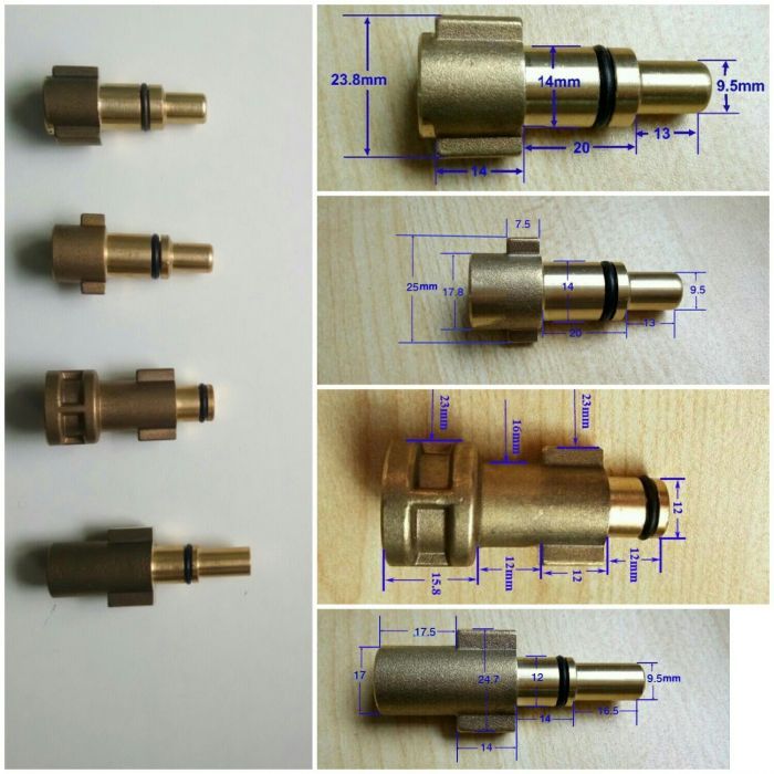 Переходник для пенной насадки, мойки. Перехідник, Быстросём. Easy Lock