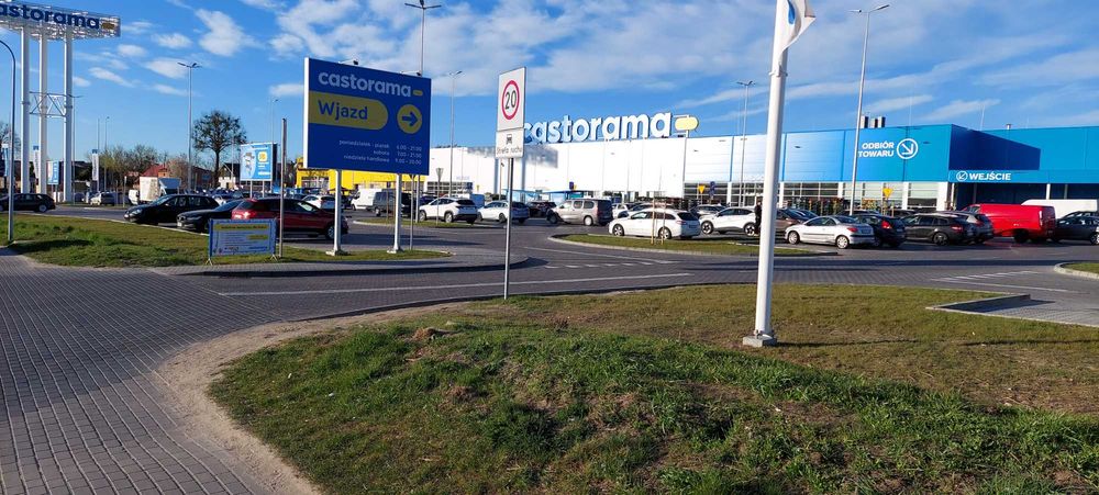 Miejsce pod reklamę Kowale wjazd castorama