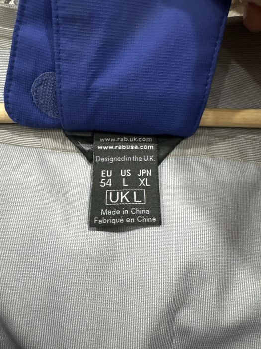 Куртка вітровка Rab Latok Gore tex L-XL