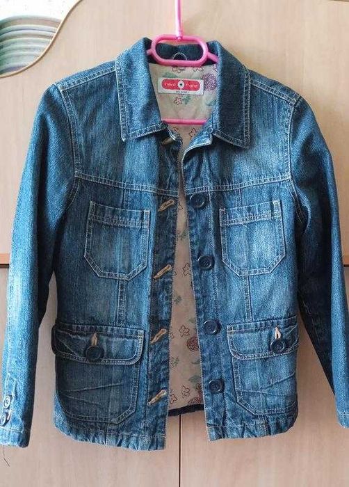 Джинсова курточка для дівчинки