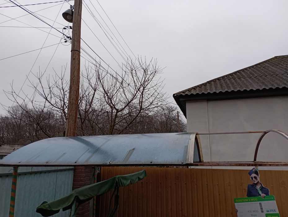 Навіс металий козирок