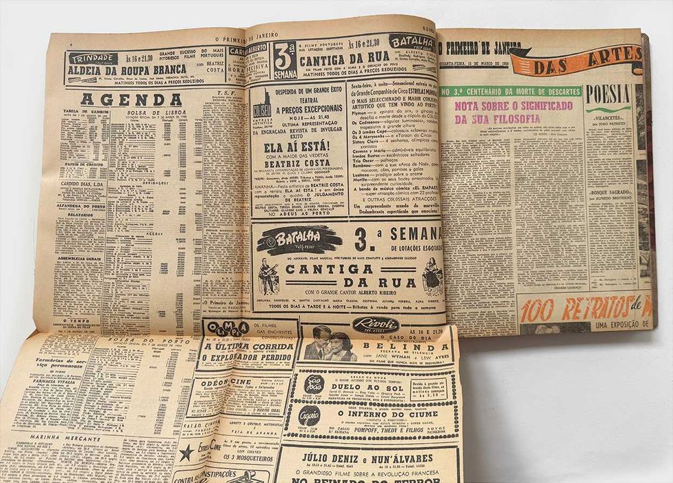 1950, ARTES E LETRAS – O Primeiro de Janeiro. Ano completo.