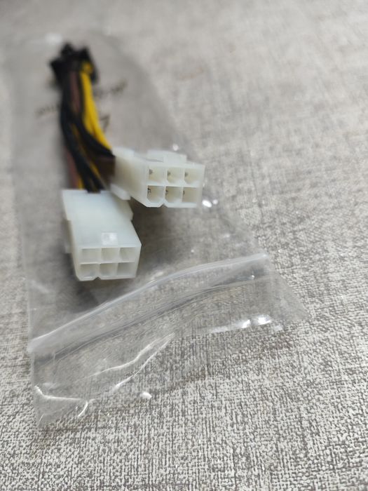 Переходник удлинитель для видеокарты GPU 8pin to 2по 6pin