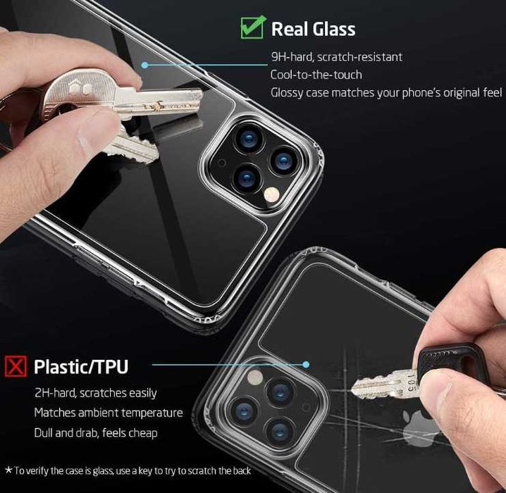 ESR iPhone 11 Pro etui PANCERNE 5.8 '' 9H slim