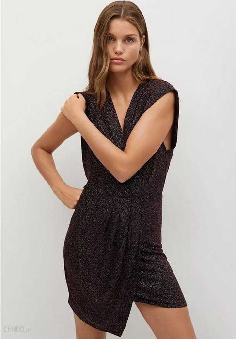 Nowa elegancka sukienka Mango BRILLI7 rozm. M na sylwestra