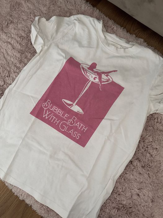 Koszulka biala bawelna