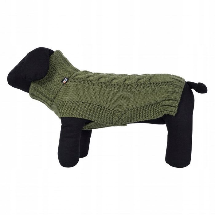 Rukka Wooly Knitwear sweter dla psa, oliwkowy S