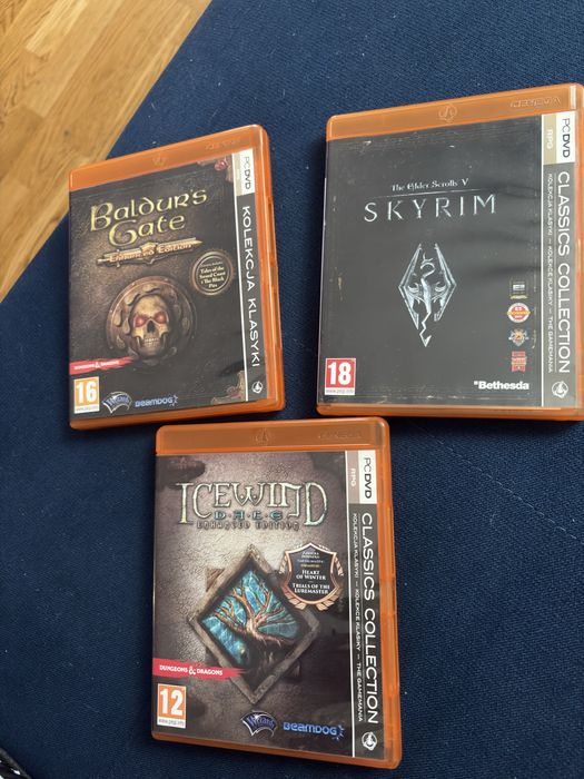 Ice Wind dale , Skyrim , Baldurs Gate gry komputerowe PC