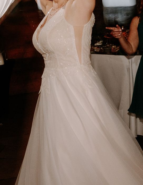 Suknia ślubna ecru roz.40/42