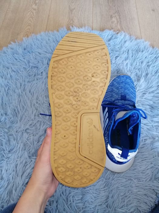 Niebieskie buty Adidas