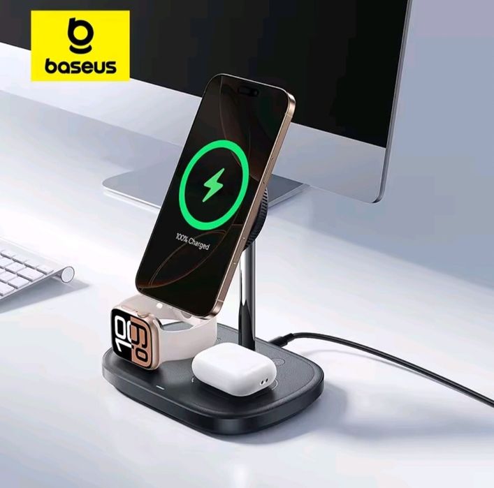 Бездротова зарядна станція Baseus Enerfill FS41  Нова