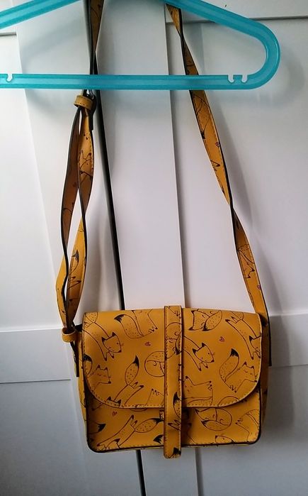 Torebka listonoszka dla dziewczynki w liski Reserved jak nowa