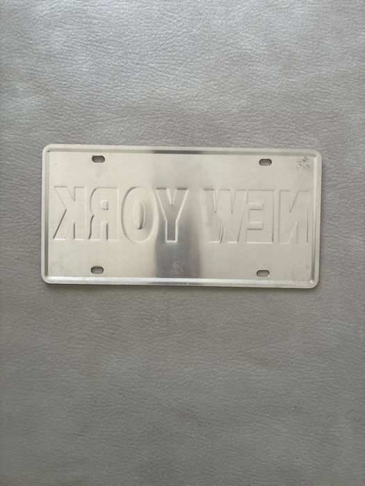 Placa matricula new york n