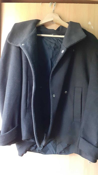 Casaco preto com capuz Shopone S