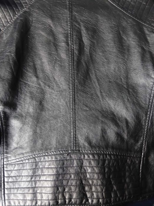 108cm Nowa kurtka damska Ramoneska Biker Motocyklowa z małym defektem