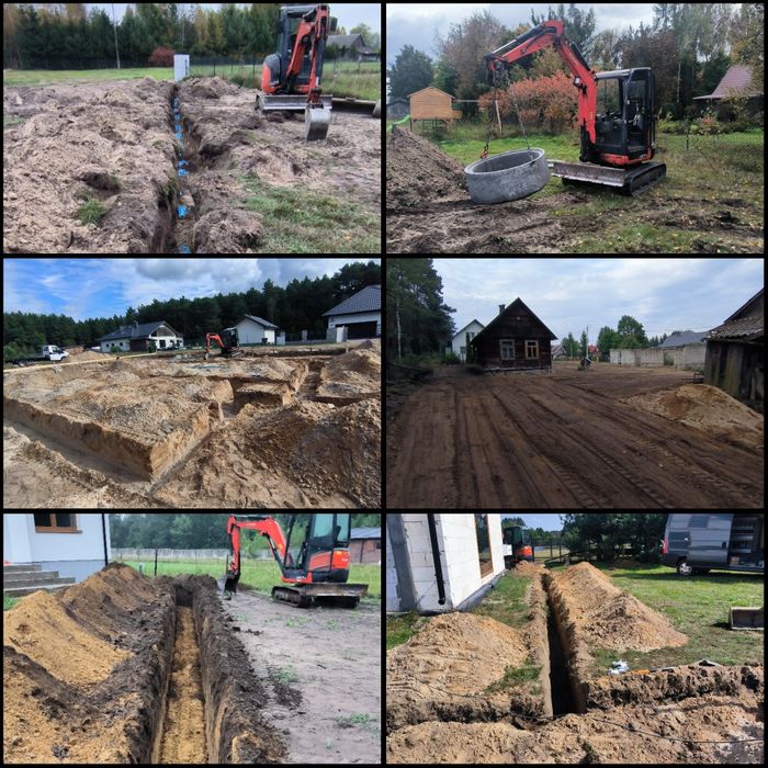 Usługi Mini-koparka ,Wozidło